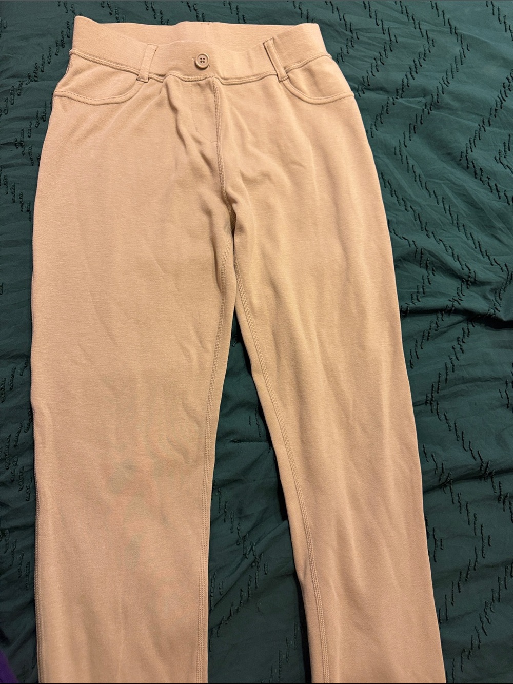 Izod Girls Beige Pull-On Leggings